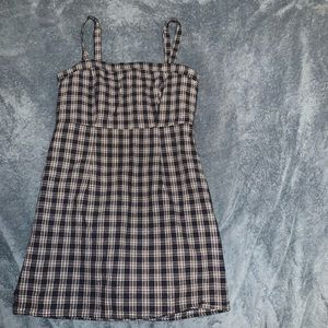 Plaid Jumper Dress